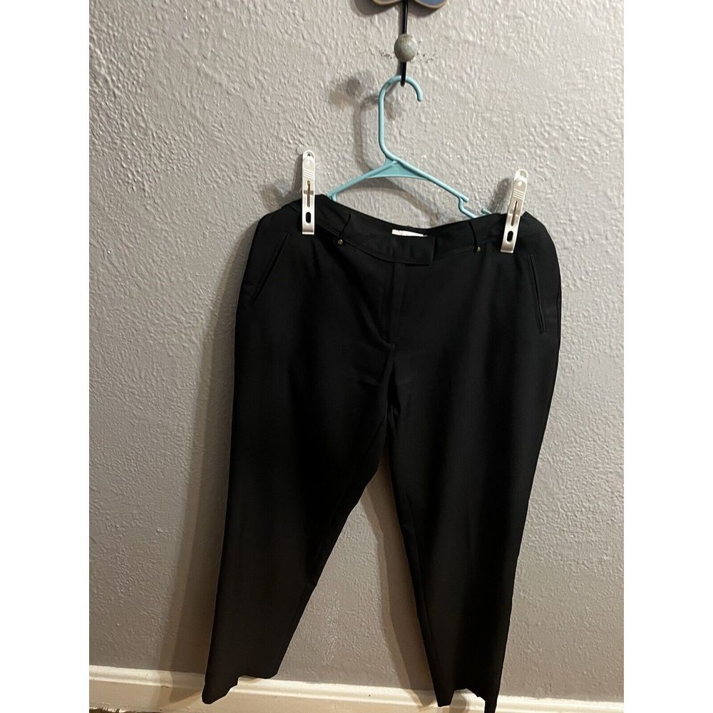 Lady Hagen black straight leg cropped golf pants women's size 8